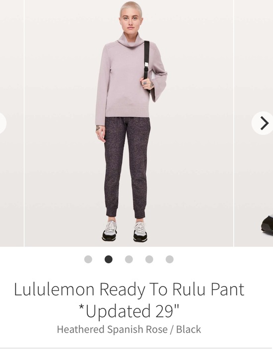 lululemon athletica Pants - Lululemon Ready to Rulu Cozy Purple Heather Jogger/ Lounge Pants Size S